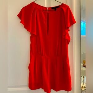 BCBG MaxAzria Red Romper Size 02